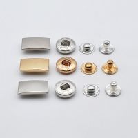 10 Set 20mm Zinc Alloy Buttons Press Pointed Nails Sewing Snap Button Fasteners Sewing Leather Craft Clothes Bags DIY Handmade Haberdashery