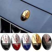 Car Front Hood Emblem Decal for Maserati Quattroporte Ghibli Levante Granturismo MC12 Gransport Granlusso Spyder Karif 3200 GT