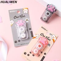 5mm * 6m 1PCS White Out Cute Cat Claw Correction Tape Pen School Office Supplies Stationery Correction Liquid Pens