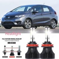 ไฟหน้ารถยนต์ LED 40w 6000k สีขาว สําหรับ Honda Jazz 2002-2012