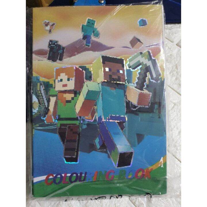 MINECRAFT COLORING BOOKS (12pcs/pack) | Lazada PH