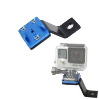 【LZ】✠♤  Motocicleta Bracket para GoPro Hero liga de alumínio base fixa SJCAM AKASO DJI EKEN Action Camera Acessórios 11 10 9