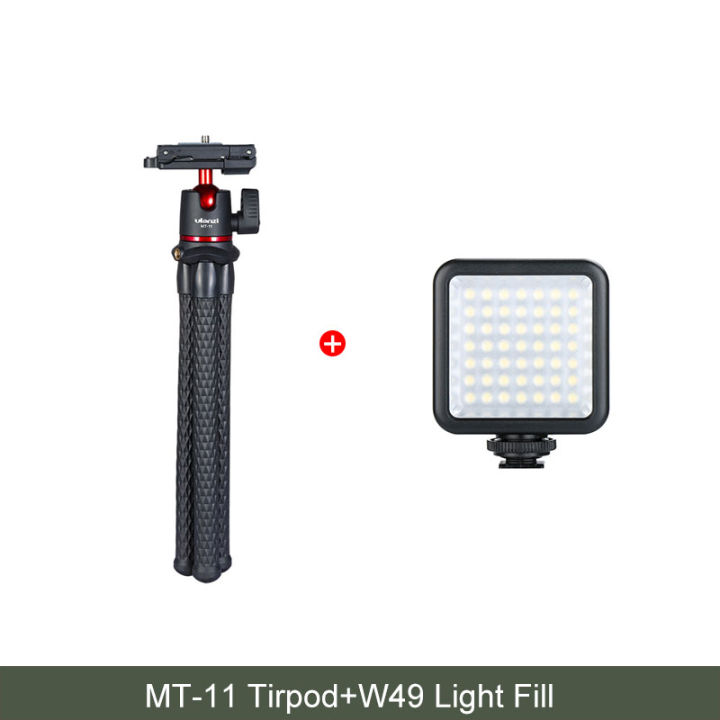 ulanzi-mt-11flexible-octopus-tripod-smartphone-dslr-slr-vlog-tripod-travel-portable-2-in-1-tripod-extend-14-screw-for-magic-arm