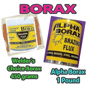 BORAX FLUX POWDER Size: 1 lb, Borax Flux Powder