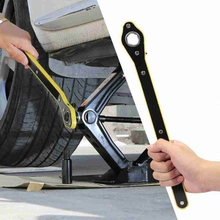 auto-repair-jack-cross-wrench-labor-saving-jack-ratchet-wrench-scissor-jack-garage-tire-wheel-wrench-handle-car-repair-tools