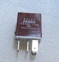 Relay denso 156700-1700 5 ขา 12V 30A รุ่นใหม่  คอนแทกทองแดงแท้ ขาชุบโครเมี่ยม รีเลย์รถยนต์ Made in Japan ของใหม่ มือ1