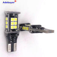 สีขาว2PCS T15 W16W 921 912 Super Bright 1200Lm 3030 SMD LED CANBUS ไม่มีข้อผิดพลาด OBC รถสำรองไฟสำรองหลอดไฟไฟท้าย Xenon