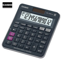 Velashop เครื่องคิดเลขตั้งโต๊ะคาสิโอ Casio รุ่น MJ-120D Plus ( 12 หลัก ) รับประกันศูนย์ 2 ปี