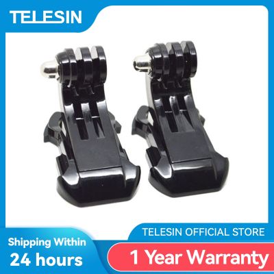 【hot】●♝❒  TELESIN 2pcs J-Hook Chest Helmet Mount Buckle for 10 9 8 7 6 5 4 3 EKEN Osmo Accessories