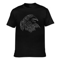 Custom Printing Raven Skull Tattoo Drawing Eye Tshirts Mens Gifts