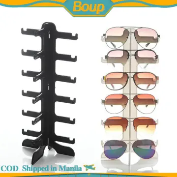 Wall mounted Eyeglass Storage Rack Punch free Glasses - Temu