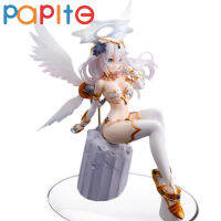 PAPITE 22Cm PVC ตุ๊กตาขยับแขนขาได้ Hypermension Neptunia Noire สีดำรูปปั้นรูปหัวใจของขวัญวันเกิดคริสต์มาส