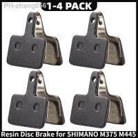 1-4 Pack MTB Mountain Bike Brake Pads for SHIMANO M375 M445 M446 Bicycle Parts Cycling Resin Organic Disc Road Cycling Parts