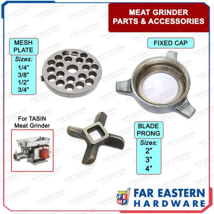 Hot Tasin Meat Grinder Parts and Accessories Blade Prong Mesh Plate