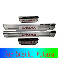 สำหรับ Suzuki Vitara รถเกณฑ์รถประตู Protector ด้านข้างรถบันได304สแตนเลสคุณภาพอุปกรณ์เสริม Chrome Trim