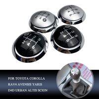 【hot】✵◎  5/6 Speed Shift Knob Cap Cover Emblem Badge Lever Shifter TOYOTA Corolla RAV4 AVENSIS YARIS D4D ALTIS SCION