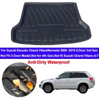 สำหรับ Suzuki Escudo แกรนด์ Vitara Nomade 2006-2015เสื่อฝาหน้าฝาหลังกระโปรงรถแผ่นรองเท้าในรถเครื่องป้องกันพรมที่รองเท้าเสื่อปูพื้น2014 2013