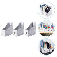 FICUESTORE【New】 1 ชุดกล่องเอกสาร Bin File Organizer นิตยสารโต๊ะกล่องเดสก์ท็อปกล่อง