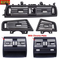 Front Central Left Right Rear Fresh Air Conditioner AC Vent Grille Outlet Full Set For BMW 5 Series F10 F11 F18 2010-2016