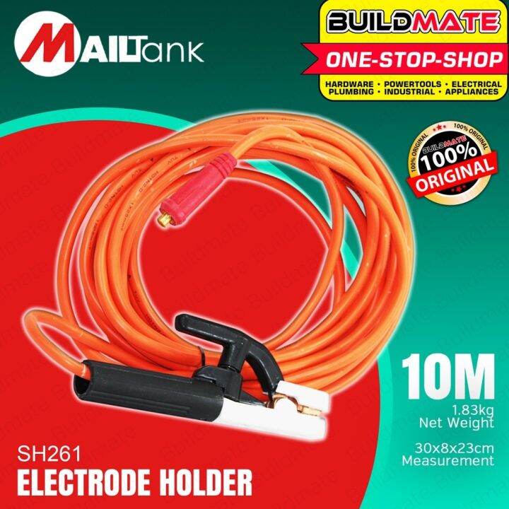 MAILTANK Welding Cable Set 3M 10M Electrode Holder Ground Cable 7M