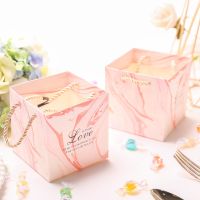 Wedding gift tote bag paper bag gift packaging bag wedding candy box iron box gift bag forest creative gift box small Storage Boxes