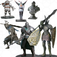 AHlmsm ฟิกเกอร์วิญญาณมืด19ซม. วีรบุรุษของ Lordran Siegmeyer อัศวินดำ Faraam Artorias ฟิกเกอร์ PVC วิญญาณมืดโมเดลของเล่นเด็กรูปแกะสลัก