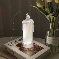 【CW】 LED Candle Flameless Light Battery Powered Lighting Night Acrylic Confession Prop Birthday Decoration Romantic Gift