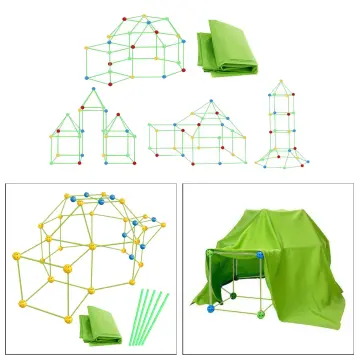 Other Toys DIY Beaded Block Tent For Kids Construction Fort