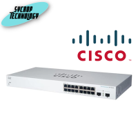 CBS220-16T-2G-EU Switch Cisco Business 220 Series 16G/2SFP ประกันศุนย์ เช็คสินค้าก่อนสั่งซื้อ