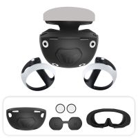 Silicone Case Protective Cover Set For PS VR2 Headset Helmet Lens Cover Lightweight Non-slip Protection VR Glasses Accessories