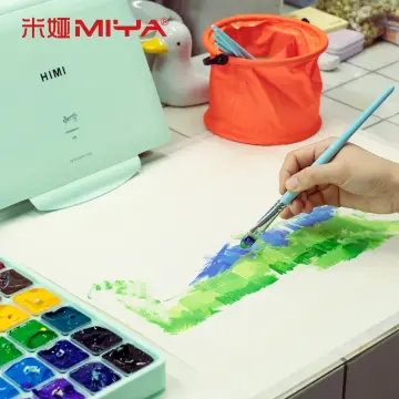 HIMI Professional Gouache Watercolor Paints 30ml*18 Unique Jelly Cup Design  Gouache Paint For Student Artists Students