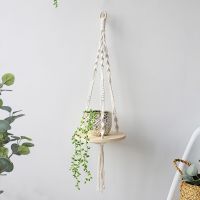 Macrame Hanging Planter Flower Pot Basket Garden Pots Planters Balcony Decorations Plant Suspension Indoor Outdoor Home Decor