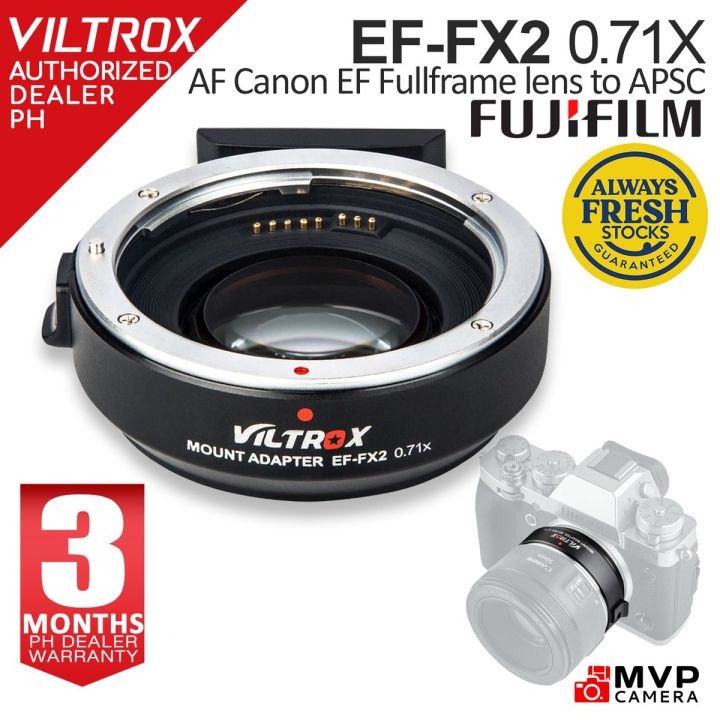 AUTHORIZED PH] VILTROX EF-FX2 Auto Focus Adapter Speedbooster