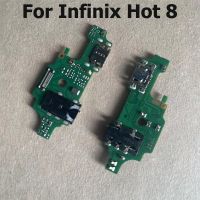 ใหม่สำหรับ Infinix Hot 8แท่นชาร์จ Usb บอร์ดพอร์ตตัวต่อที่ชาร์จยูเอสบีสายเคเบิลงอได้ X650