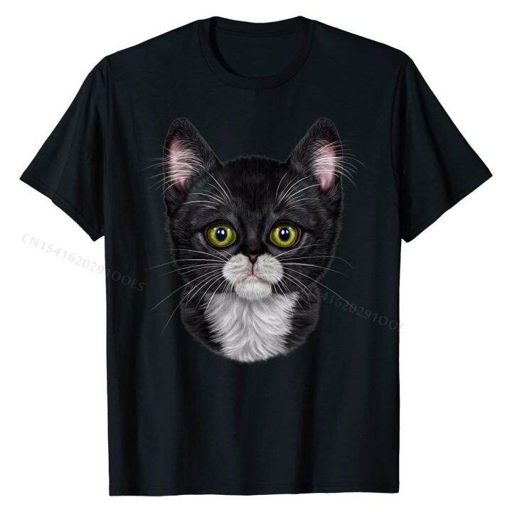 cute-tuxedo-kitten-face-tabby-cat-t-shirt-cotton-tops-shirts-for-boys-cool-t-shirt-leisure-cheap