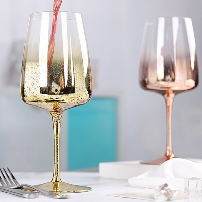 รูปแบบใหม่500-600มิลลิลิตรที่สวยหรูสดใส S Tarry Sky G Oblet ไวน์แดงแชมเปญถ้วยครอบครัวบาร์ของขวัญวันวาเลนไทน์แฟชั่น Drinkware