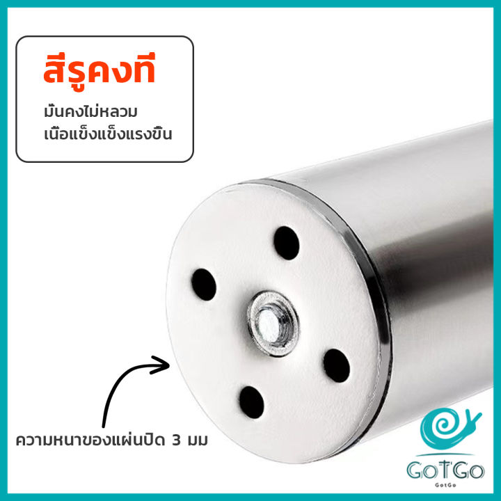 gotgo-ขาโซฟา-ขาโต๊ะ-ขาตู้-ขาเตียง-ขารองโซฟา-เฟอร์นิเจอร์-มี-3ขนาด-10-15-20cm-หน้ากว้าง-5cm-sofa-leg