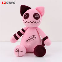 Lzginger 25Cm Kawaii แมวผีดิบตุ๊กตาของเล่นยัดไส้การ์ตูนสัตว์ตุ๊กตาผ้ากำมะหยี่ Plushie ของขวัญสำหรับเด็ก