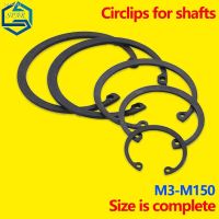 ✥❀❐ Circlip for Holes 65 Manganese Steel Inner Circlip C Type Retaining Ring Hole Clamp Elastic Retaining Ring for Hole M3-M150