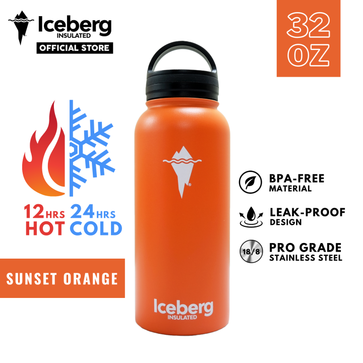 Home Sunset on the Water 32oz Stainless Steel Water Bottle