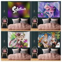 Splatoon Printed Large Wall Tapestry For Living Room Home Dorm Decor Wall Hanging Sheets Knitting  Crochet