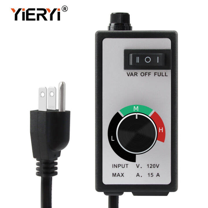 Yieryi Variable Fan Speed Controller Speed Adjuster for Inline Duct Fan in Ventilation System