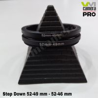 Step ring Down 52-49 mm-52-46 mm /แหวนแปลงขนาดหน้าเลนส์