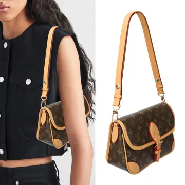 WUTA Genuine Leather Bag Strap for LV Pochette Bags Acceessories