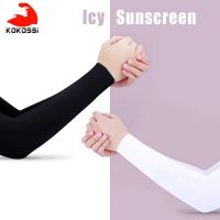 ♝◆ KoKossi 1 Pair Men Women Arm Sleeves Sun UV Protection Ice Cool Arm Cover Arm Warmers for Cycling Fishing Running Climbing Sport