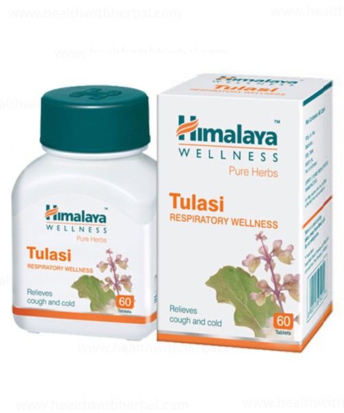 สินค้าดีย์-himalaya-tulasi-ผลิตภัณฑ์อาหารเสริมสมุนไพร-บรรเทาอาการหวัด-ลดไข้-ไอ-จาม-1-กระปุกมี-60-เม็ด