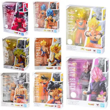 Dragon Ball Resurrection blue hair Son Goku SHF Anime Figure Model Toys  Gift 6