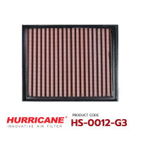 HURRICANE กรองอากาศสแตนเลส , ผ้าแดง Audi ( DSL ,Quattro , Cabriolet , RS4 , S4 ) , Seat ( Exeo ) HS-0012