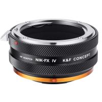 K &amp; F Concept NIK-FX IV PRO เลนส์ Nikon F สำหรับกล้อง Fujifilm X ตัวแหวนอะแดปเตอร์เคลือบด้านสำหรับ X-Pro1 Fujifilm X-A1