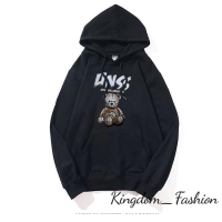 Kingdom_Fashion เสื้อฮู้ด เสื้อแขนยาวอบอุ่น หลวมและสบาย สบายๆ ทันสมัย สไตล์ สบาย WWY2392Z6J 38Z230923